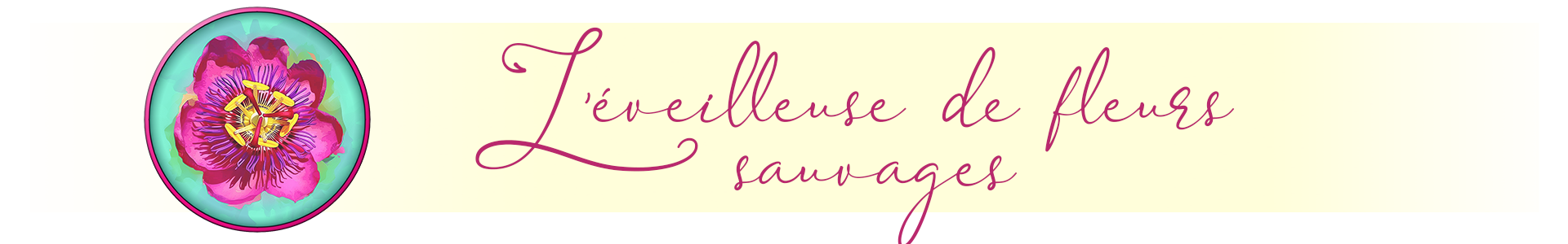 Bannière de l'Éveilleuse de Fleurs Sauvages